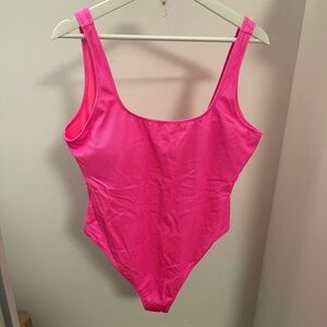 Bright Pink One-Piece Swimsuit
